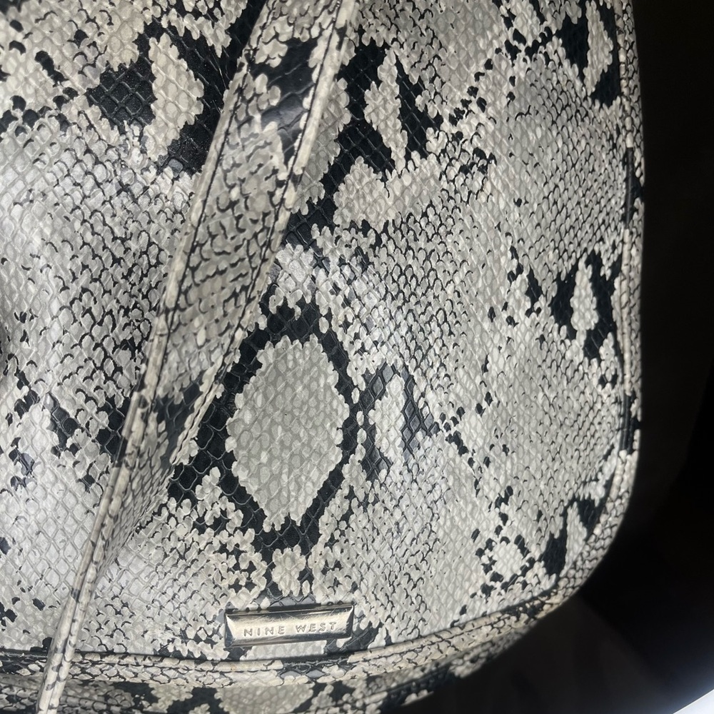 EUC Nine West Imitation Python print crossbody Bag - image 2